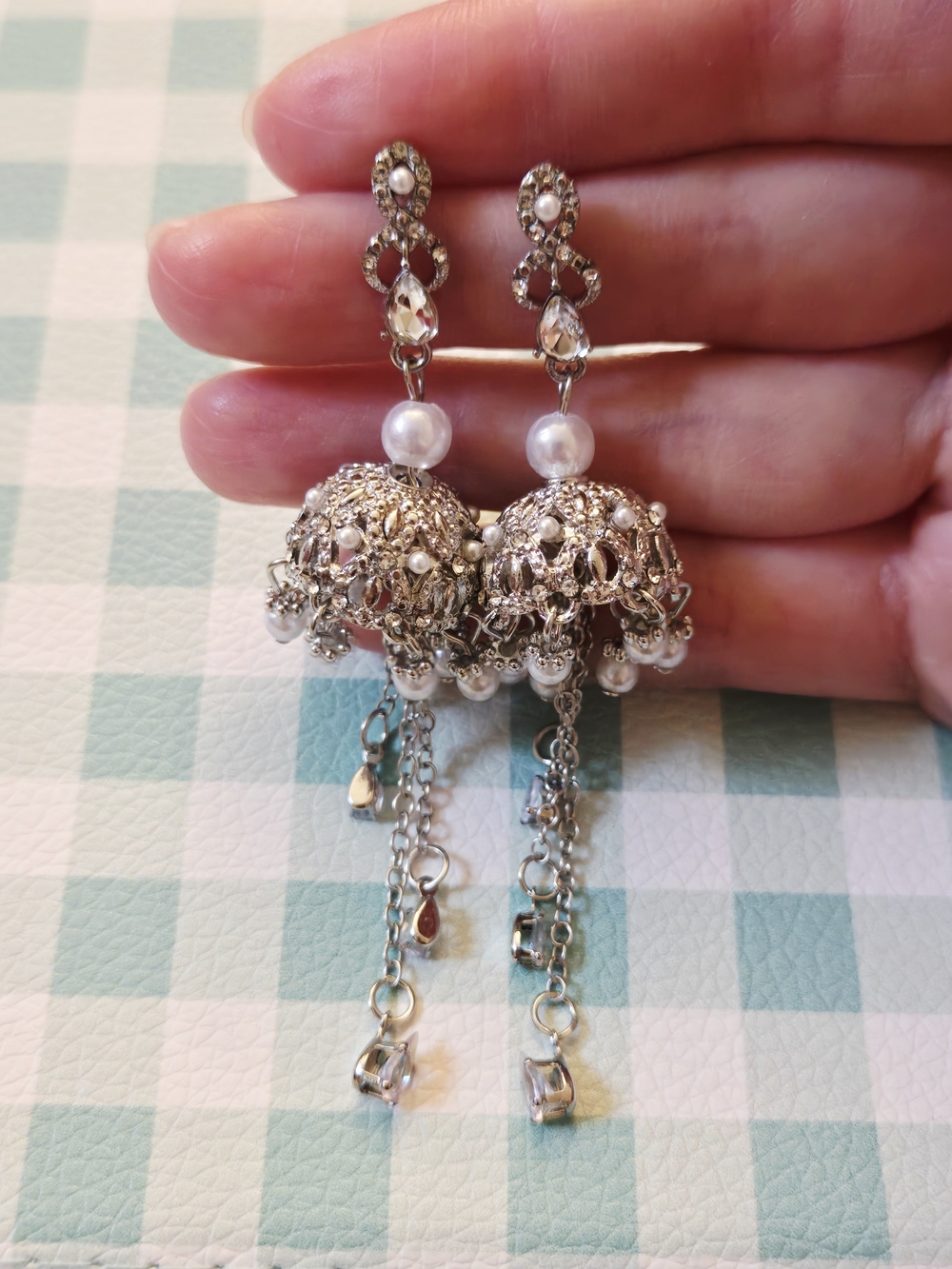 Silver Drop Earrings - Elegant Women Jewelry